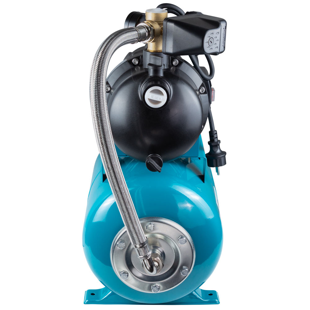 Станція Leo 1.0кВт Hmax 44м Qmax 73л/хв пластик (самовсмоктуючий насос) 24л Україна