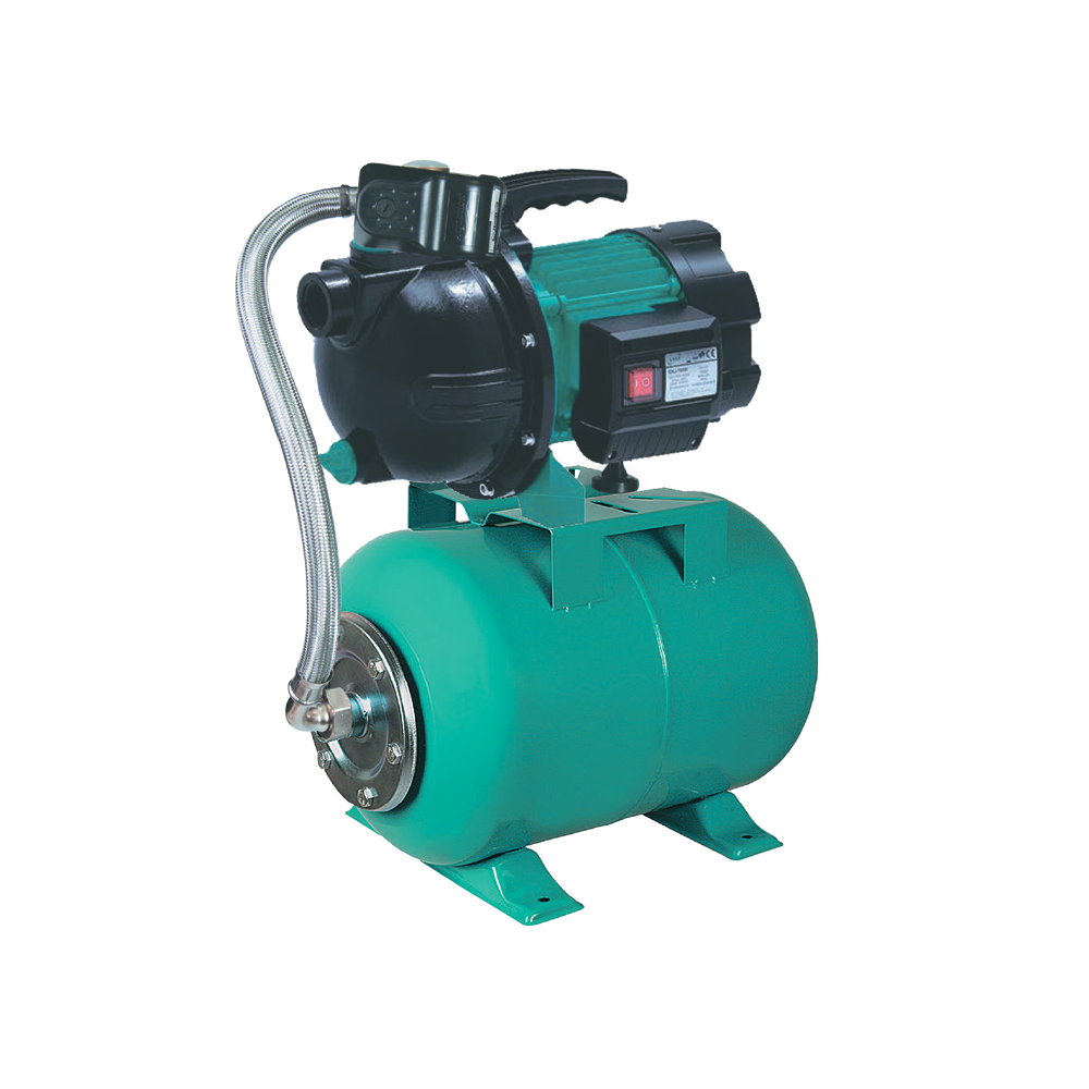 Станція Leo 1.0кВт Hmax 44м Qmax 73л/хв (самовсмоктуючий насос) 24л Україна