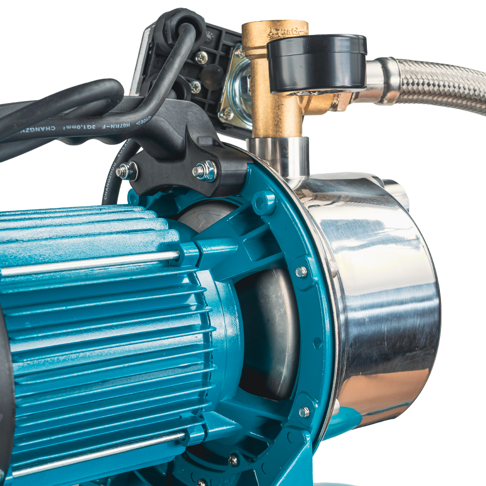 Станція Leo 1.0кВт Hmax 44м Qmax 73л/хв (самовсмоктуючий насос нерж) 50л Україна