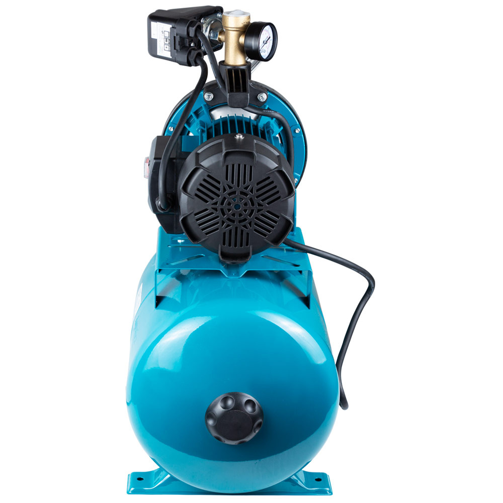 Станція Leo 1.2КВт Hmax 48м Qmax 80л/хв пластик (самовсмоктуючий насос) 24л Україна