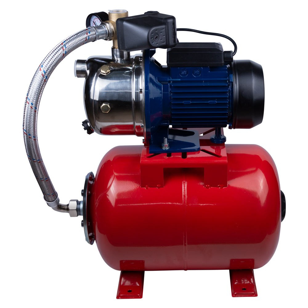 Станція Wetron 1.1кВт Hmax 48м Qmax 60л/хв (самовсмоктуючий насос нерж) 24л Україна