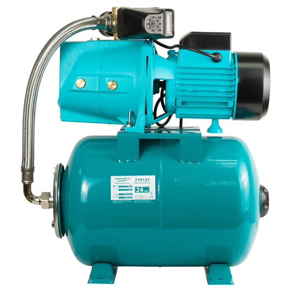 Станция Aquatica 0.75кВт Hmax 42 м Qmax 80л/хв (самовсасывающий насос) 24 л Украина
