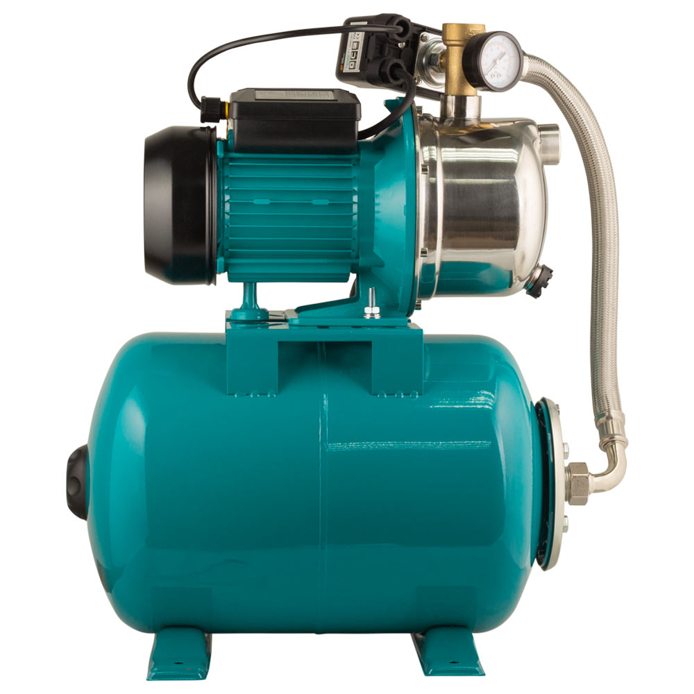 Станція Aguatica 0.75кВт Hmax 46 м Qmax 50л/хв (самовсмоктуючий насос нерж) 24 л Україна