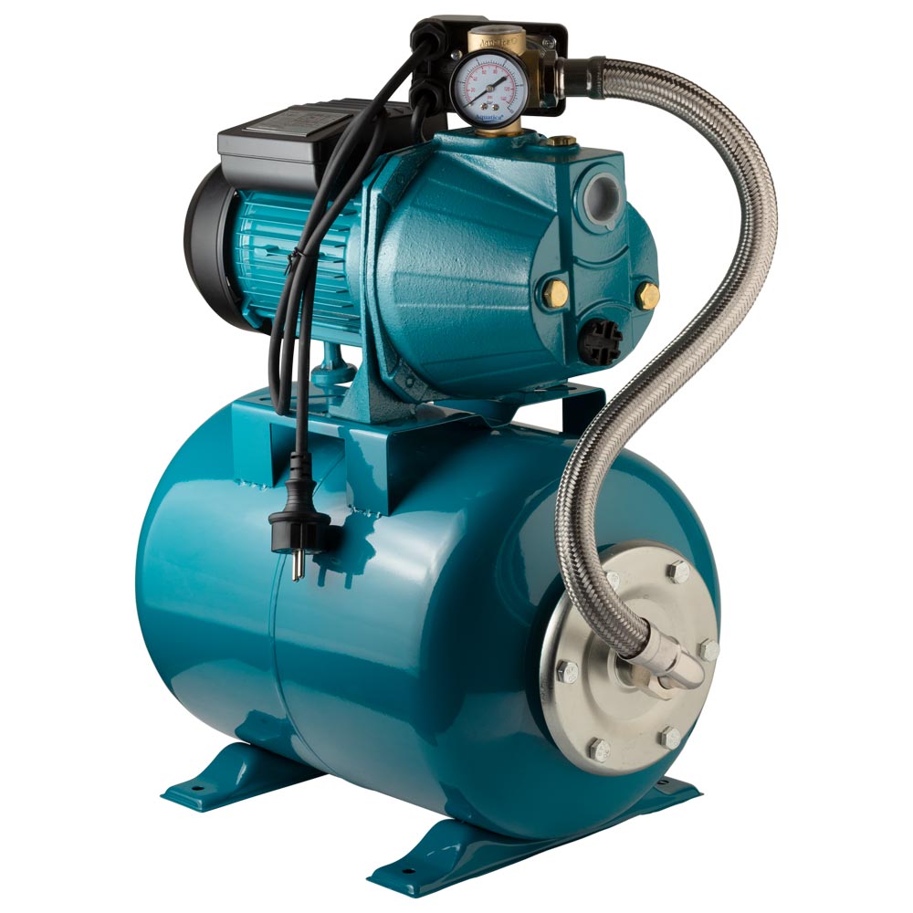 Станція Aguatica 1.1кВт Hmax 55 м Qmax 60л/хв (самовсмоктуючий насос) 24 л Україна