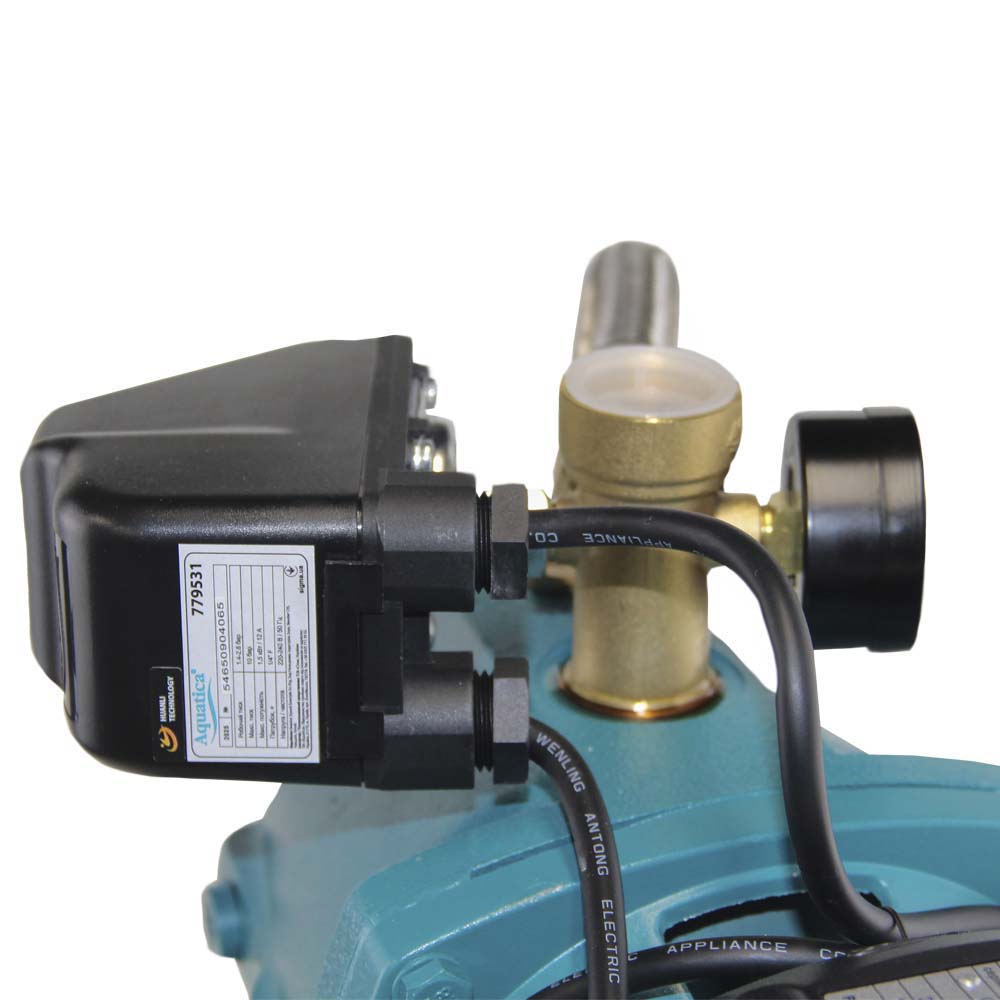 Станція Leo 1.1кВт Hmax 55 м Qmax 80л/хв (самовсмоктуючий насос) 50 л Україна