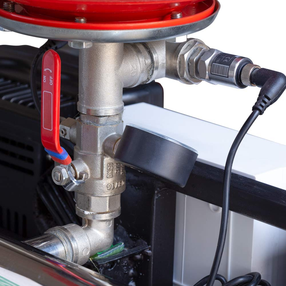 Станция Leo повышения давления 380В 2 x 3.0кВт Hmax 38 м Qmax 450 л/мин 12 л + каскадное управление 3.0