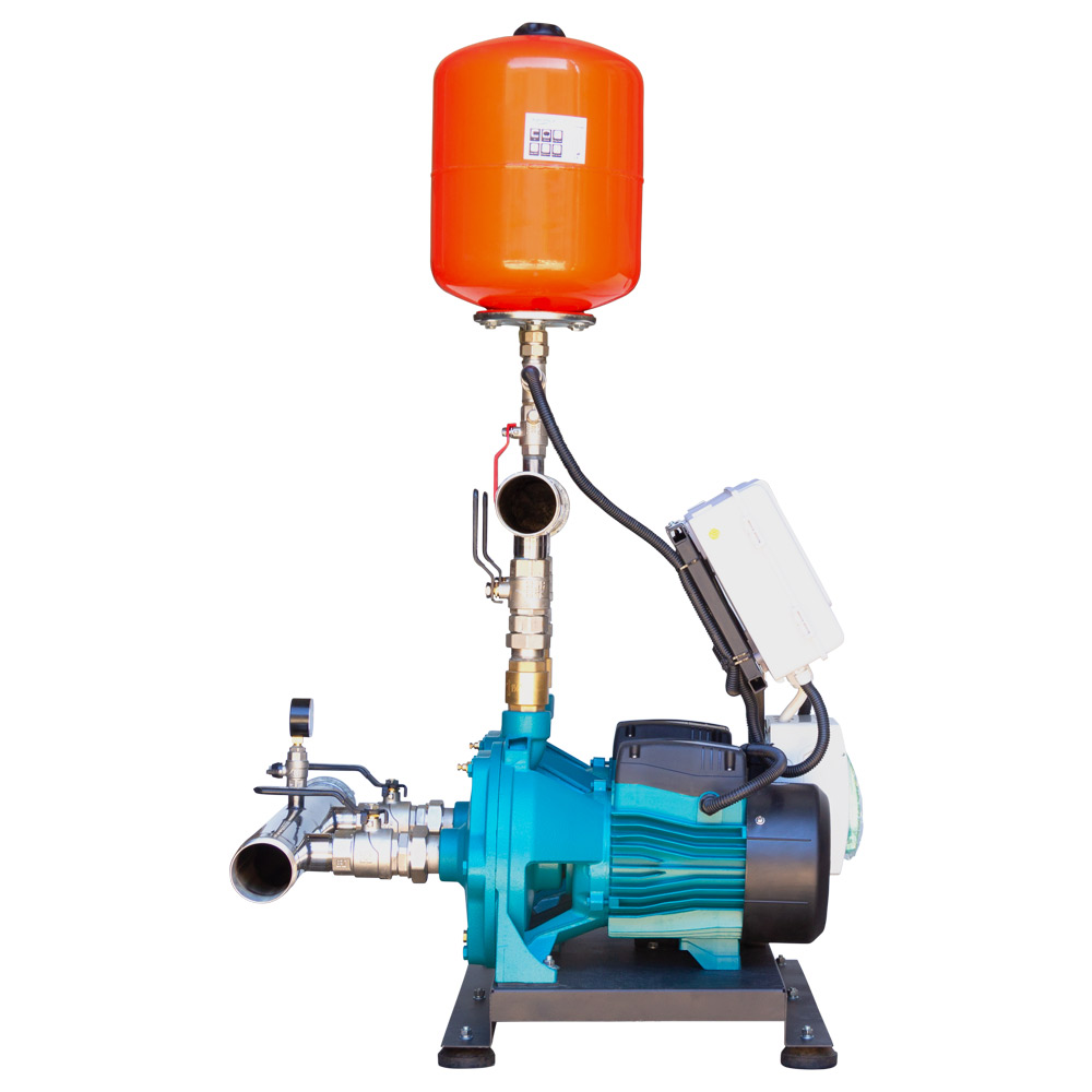 Станція Leo підвищення тиску 380В 2 x 3.0кВт Hmax 70 м Qmax 250 л/хв 19 л + каскадне управління 3.0