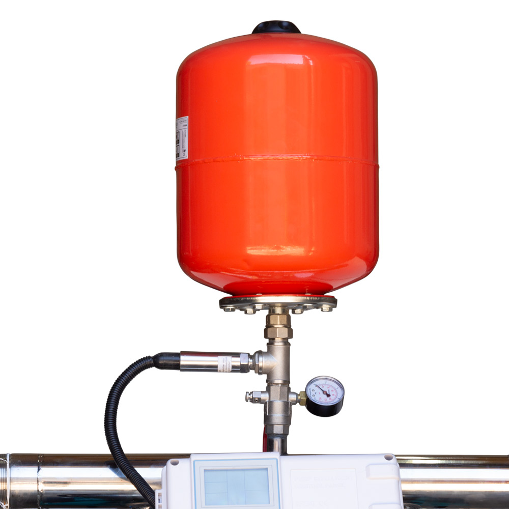 Станція Leo підвищення тиску 380В 2 x 3.0кВт Hmax 70 м Qmax 250 л/хв 19 л + каскадне управління 3.0