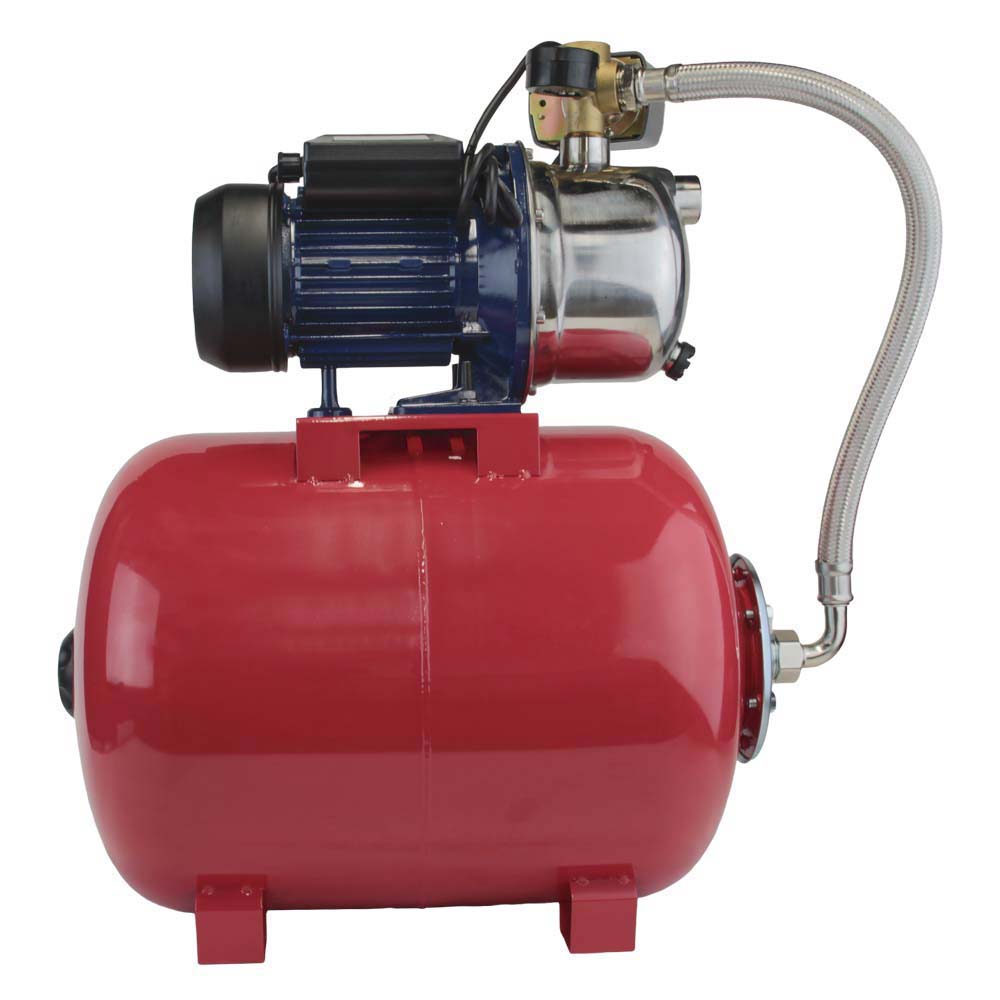 Станция Wetron 1.1кВт Hmax 48 м Qmax 60л/мин (самовсасывающий насос нерж) 50 л Украина