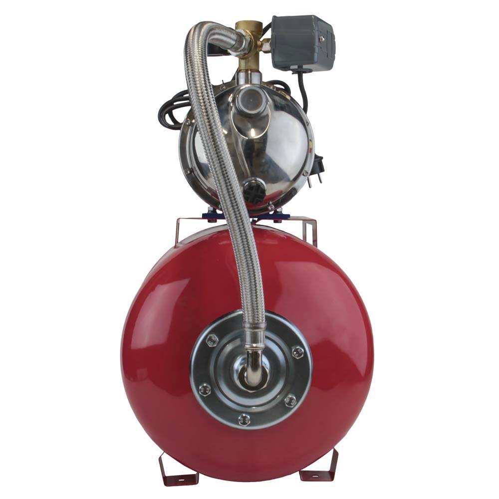 Станция Wetron 1.1кВт Hmax 48 м Qmax 60л/мин (самовсасывающий насос нерж) 50 л Украина