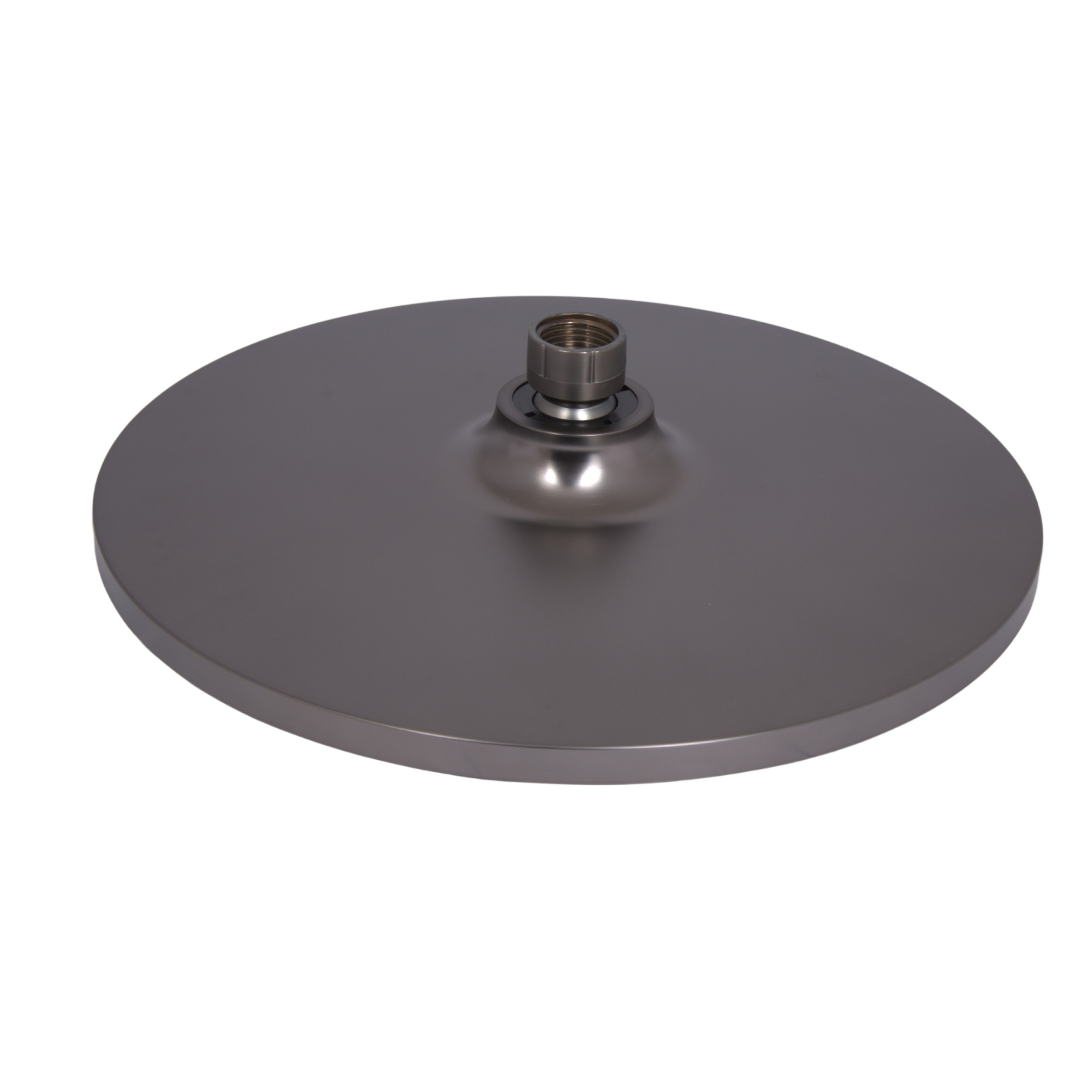 Потолочная лейка для душевой системы Qtap Vlasta New Gunmetal Black PVD (250 х 54 х 250) (QTVLA25054250GMB49647)