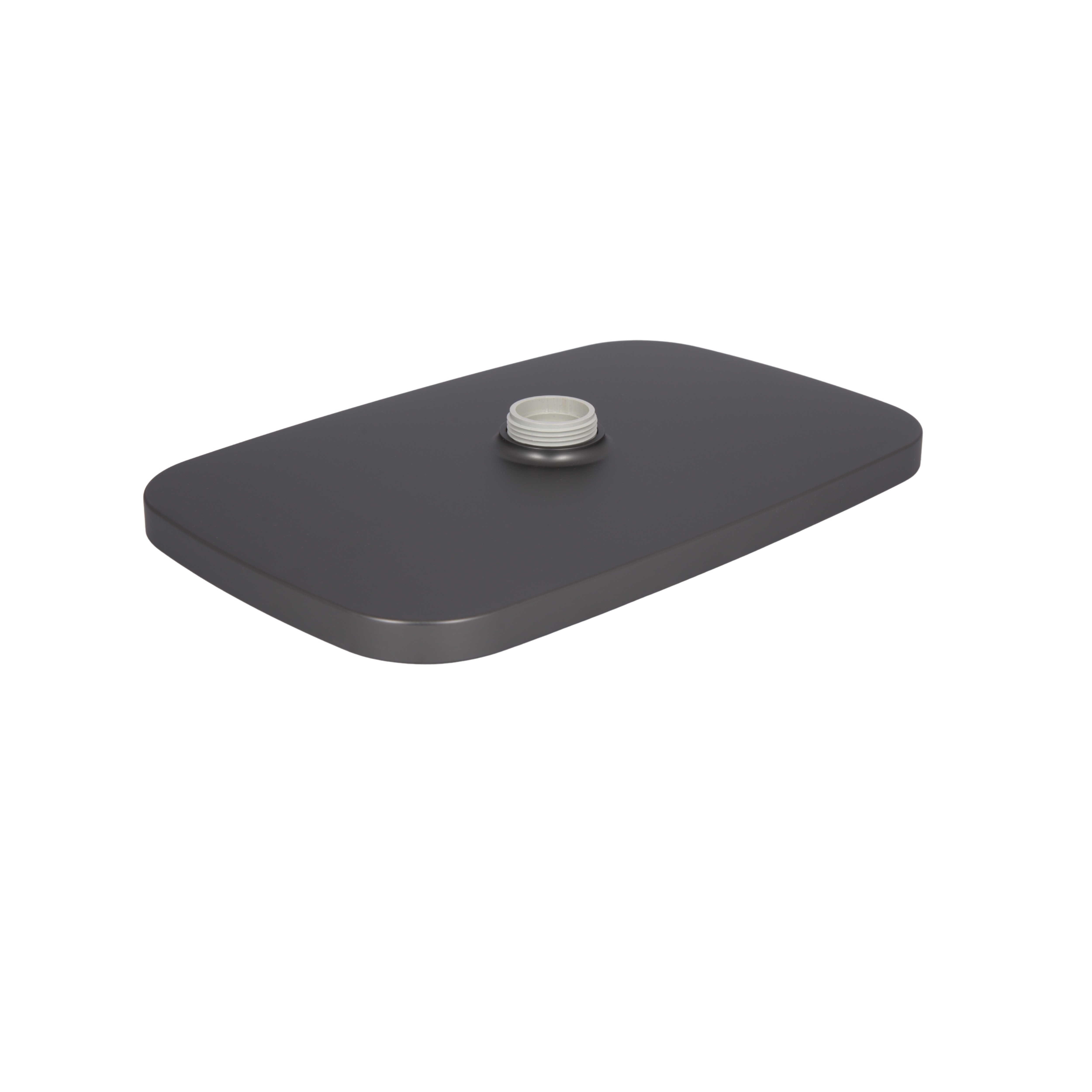Потолочная лейка для душевых систем Qtap Gemini Gunmetal Black PVD (34 x 190 x 290) (QTGEM34190290GMB50069)