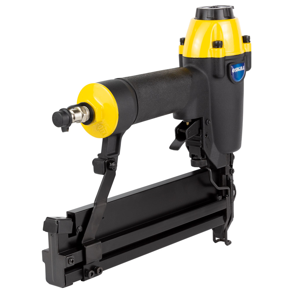 Степлер Sigma пневматичний комбінований "Plus" 0.04л/удар 5-7бар скоба 5.8 мм (16-40 мм) 1.25 х 1 мм цвях (10-50 мм) 1.25 х 1 мм