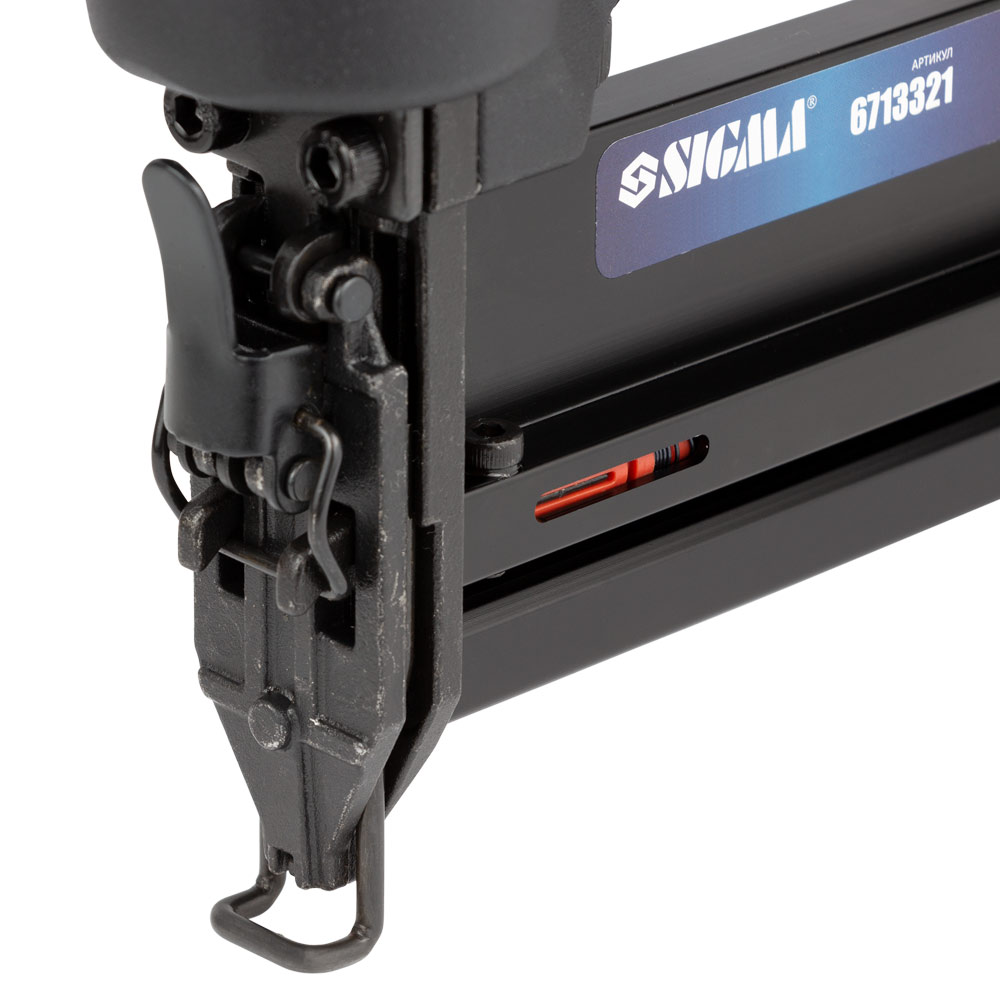 Степлер Sigma пневматичний комбінований "Plus" 0.04л/удар 5-7бар скоба 5.8 мм (16-40 мм) 1.25 х 1 мм цвях (10-50 мм) 1.25 х 1 мм