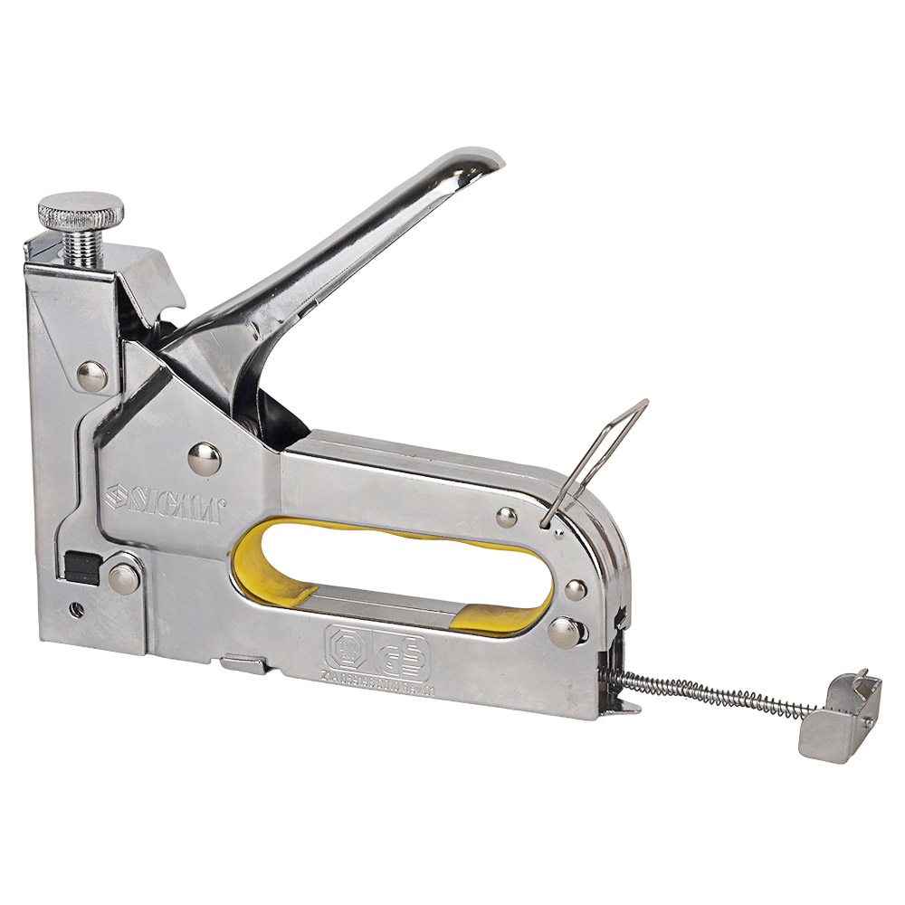 Степлер Sigma з регулятором для скоб 4 в 1 (хром)