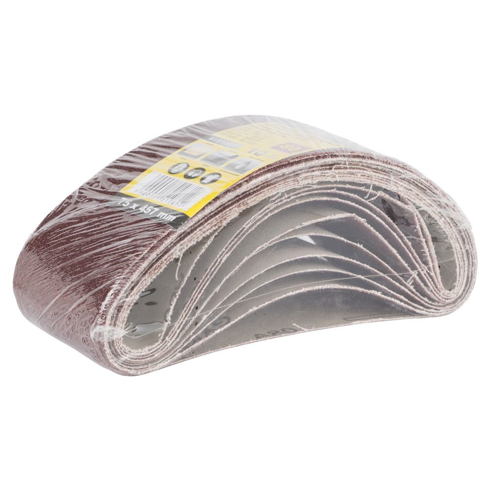 Стрічка шліфувальна Sigma нескінченна 75 х 457 мм P80 (10 шт)