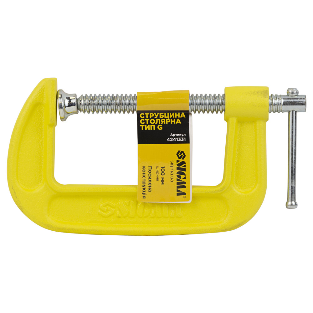 Струбцина столярна Sigma тип G 100 мм