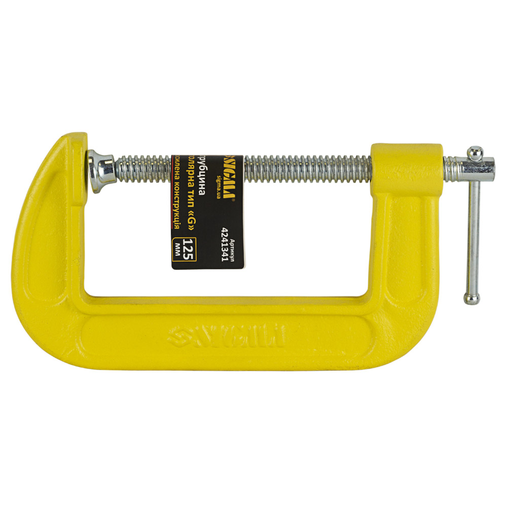 Струбцина столярна Sigma тип G 125 мм