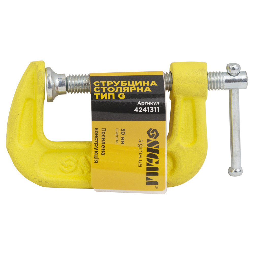 Струбцина столярна Sigma тип G 50 мм