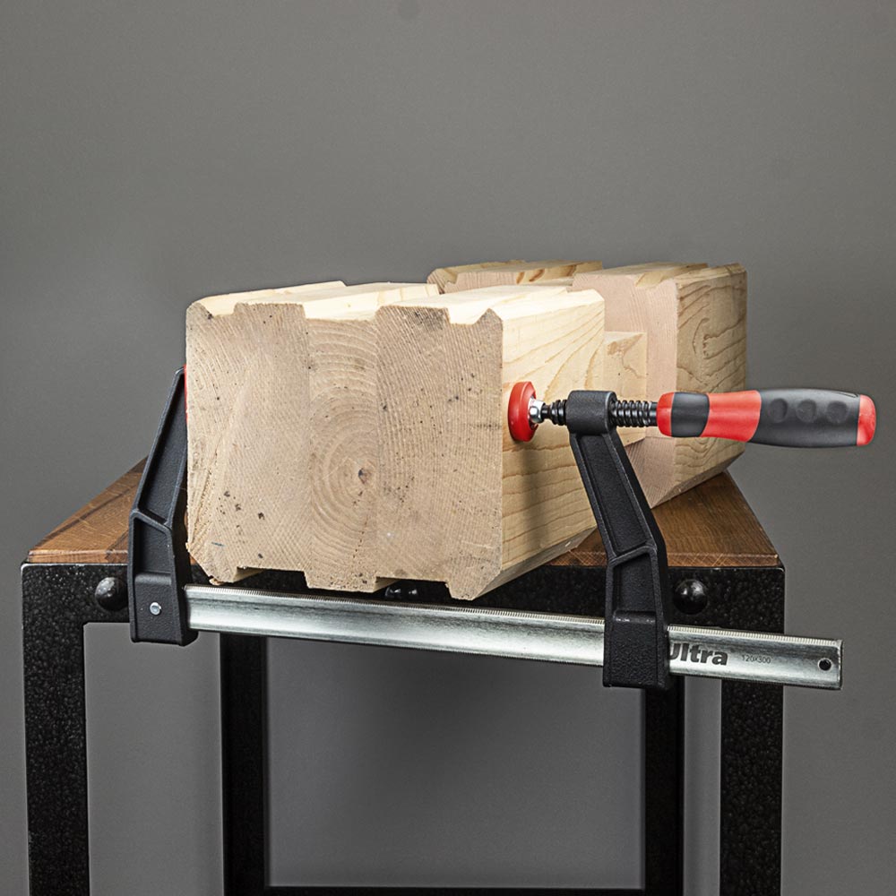 Струбцина столярна Ultra тип F 300 х 120 мм DIN 5117 посилена