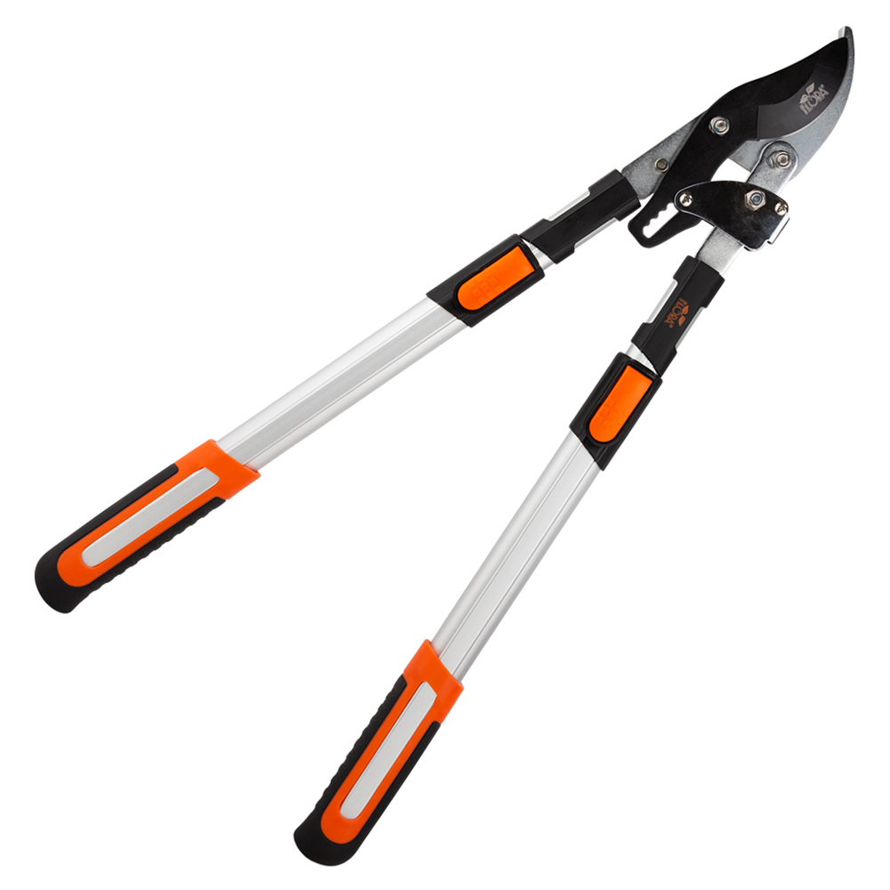 Сучкоріз Flora площинний телескопічний храповий алюмінієві рукоятки 700-874 мм
