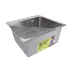 Сушарка на кухонну мийку кутова Lidz Acsis LA17 Gray, квадратна основа, для посуду 430 х 175 мм (LDACSLA17GRA49770)