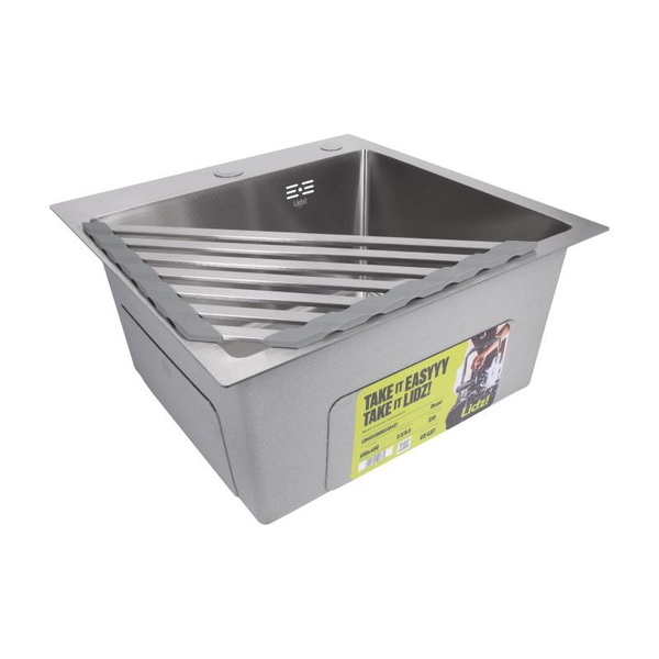 Сушарка на кухонну мийку кутова Lidz Acsis LA19 Gray, плоска основа, для посуду 477 х 198 мм (LDACSLA19GRA49772)