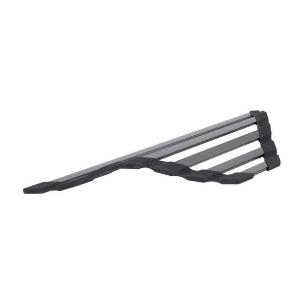 Сушарка на кухонну мийку кутова Lidz Acsis LA20 Black, плоска основа, для посуду 477 х 198 мм LDACS297BLM49773