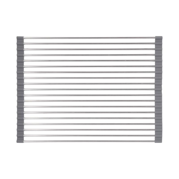 Сушарка на кухонну мийку Lidz Acsis LA01 Gray, кругла основа, для посуду 440 х 320 мм (LDACSLA01GRA49779)