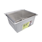 Сушарка на кухонну мийку Lidz Acsis LA01 Gray, кругла основа, для посуду 440 х 320 мм (LDACSLA01GRA49779)