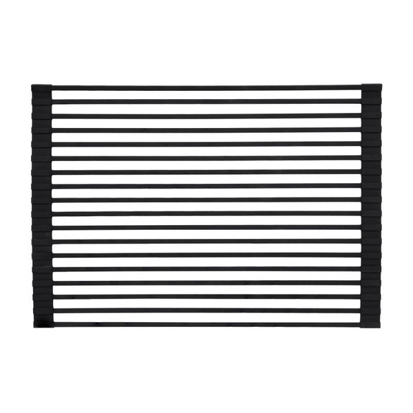 Сушарка на кухонну мийку Lidz Acsis LA06 Black, квадратна основа, для посуду 430 х 300 мм (LDACSLA06BLM49764)