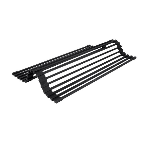 Сушарка на кухонну мийку Lidz Acsis LA06 Black, квадратна основа, для посуду 430 х 300 мм (LDACSLA06BLM49764)