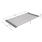Сушарка на кухонну мийку Lidz Acsis LA11 Gray, плоска основа, для посуду 430 х 218 мм (LDACSLA11GRA49765)