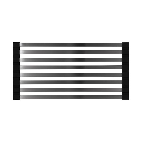 Сушарка на кухонну мийку Lidz Acsis LA12 Black, плоска основа, для посуду 430 х 218 мм (LDACSLA12BLM49766)