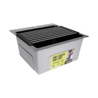 Сушарка на кухонну мийку Lidz Acsis LA12 Black, плоска основа, для посуду 430 х 218 мм (LDACSLA12BLM49766)