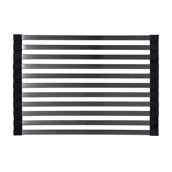 Сушарка на кухонну мийку Lidz Acsis LA14 Black, плоска основа, для посуду 430 х 300 мм (LDACSLA14BLM49768)