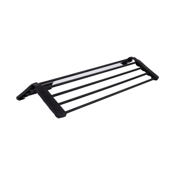 Сушарка на кухонну мийку з присоскою Lidz Acsis LA09 Black, кругла основа, для посуду 440 х 224 мм (LDACSLA09BLM49777)