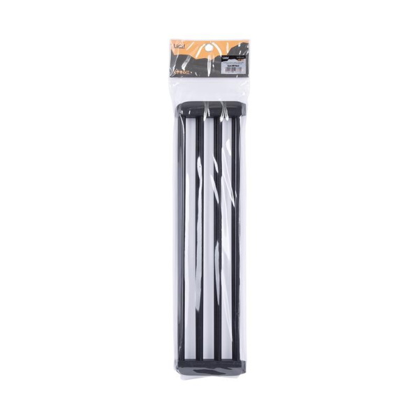 Сушарка на кухонну мийку з присоскою Lidz Acsis LA09 Black, кругла основа, для посуду 440 х 224 мм (LDACSLA09BLM49777)