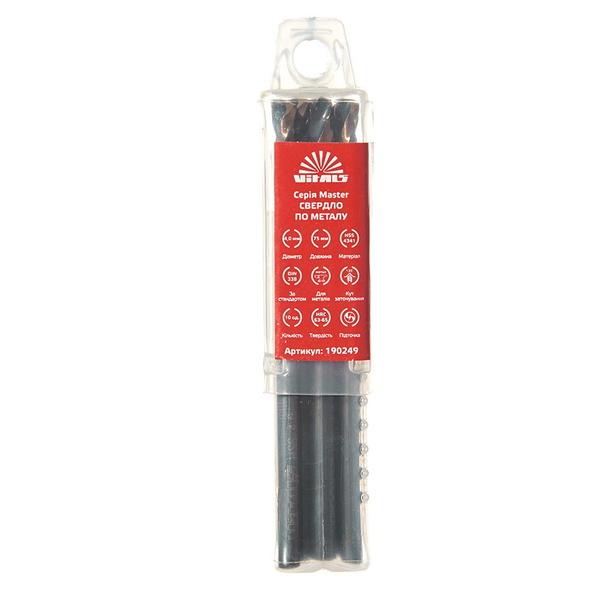 Свердло по металу HSS Vitals Master 4341 4.0 (10 од.)