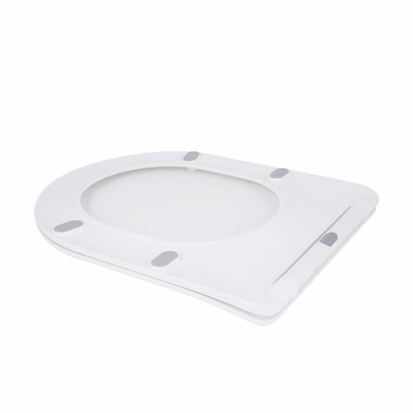 Сидіння для унітаза (Grand) 425 х 363 х 30 мм, White, з мікроліфтом Slim Duroplast, Quick Relase Qtap