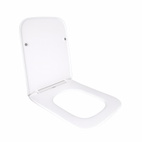 Сидіння для унітаза підлогового (Aries) 445 x 360 x 30 мм, White, з мікроліфтом, Slim Duroplast, Quick Release Qtap (QT03228302W3)