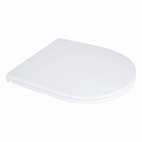 Сидіння для унітаза підлогового (Dove) 425 x 363 x 30 мм, White, з мікроліфтом, Slim Duroplast, Quick Release Qtap (QT06228380BW3)