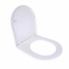 Сидіння для унітаза підлогового (Dove) 425 x 363 x 30 мм, White, з мікроліфтом, Slim Duroplast, Quick Release Qtap (QT06228380BW3)