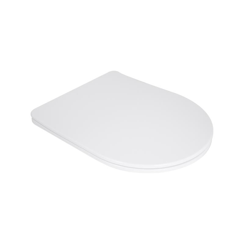 Сидіння для унітаза Qtap (Jay 490, Swan 490) з мікроліфтом Slim QT99SC6106W