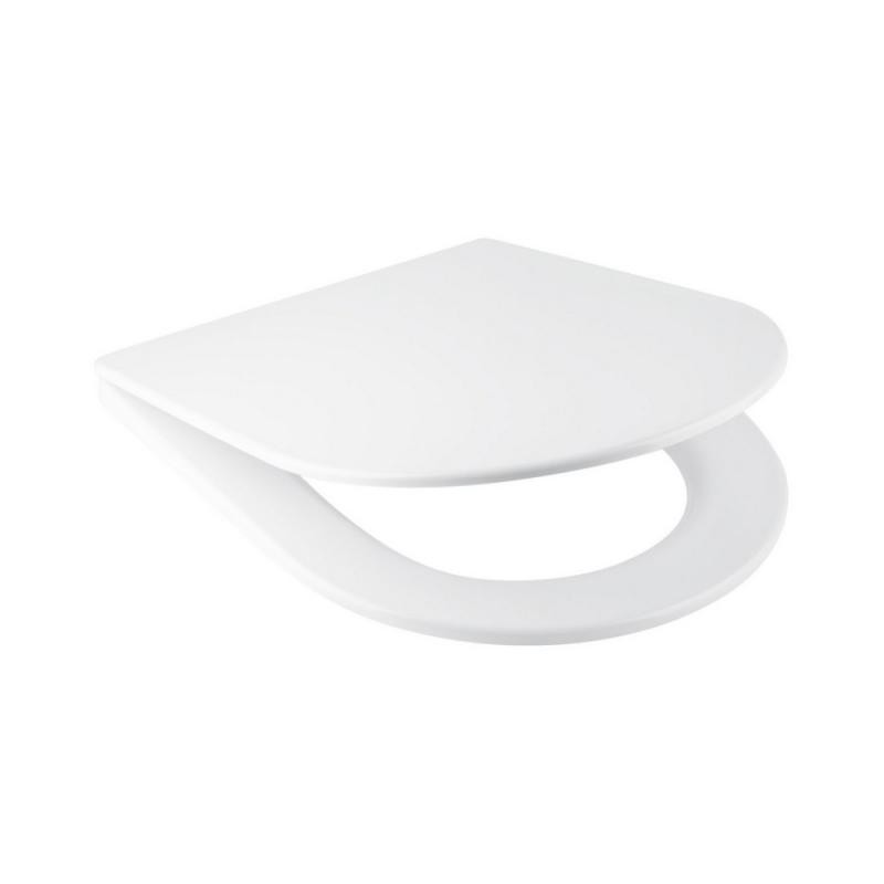 Сидіння для унітаза Qtap (Jay 520, 640, Swan 520, 640) з мікроліфтом Slim (QT1699SC5176W)