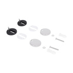 Сиденье для унитаза Qtap (Evia, Arvin, Leo 630) 410 x 330 x 22 мм, White, с микролифтом, Slim Duroplast, Quick Release (QTSC179W49264)