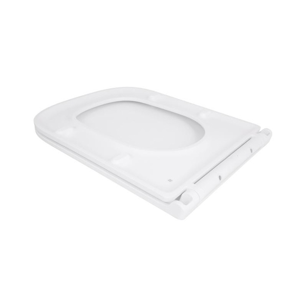 Сиденье для унитаза Qtap (Gemini 490) 428 x 344 x 37,5 мм, White, с микролифтом, Slim Duroplast, Quick Release (QTSC179W49385)