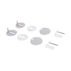 Сиденье для унитаза Qtap (Gemini 490) 428 x 344 x 37,5 мм, White, с микролифтом, Slim Duroplast, Quick Release (QTSC179W49385)