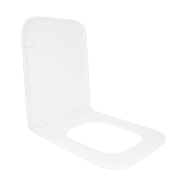 Сиденье для унитаза Qtap (Gemini 520) 448 x 357 x 38,5 мм, White, с микролифтом, Slim Duroplast, Quick Release (QTSC179W49386)