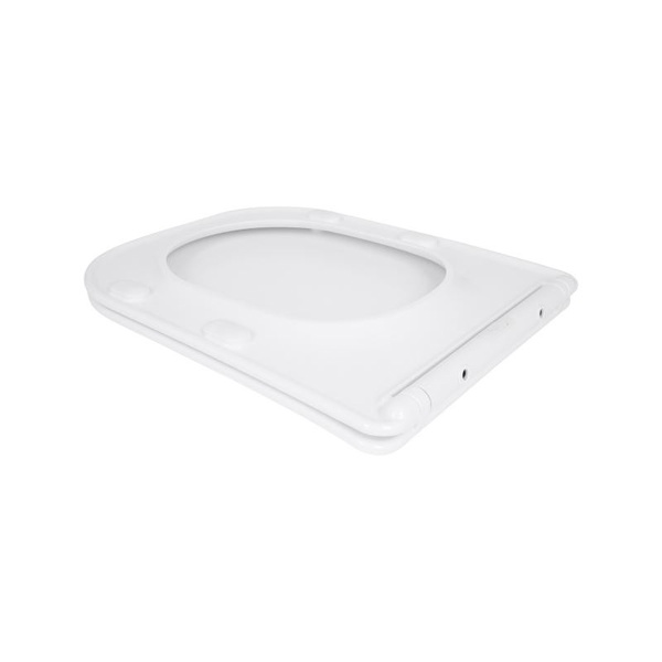 Сиденье для унитаза Qtap (Stork, Aquarius 630) 420 x 336 x 22 мм, White, с микролифтом, Slim Duroplast, Quick Release (QTSC179W49263)